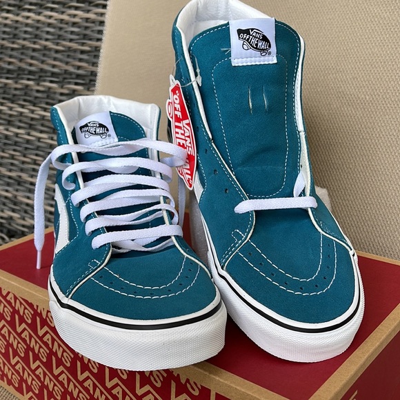 Vans Sk8-Hi Blue Coral / True White WMNS - Picture 9 of 16